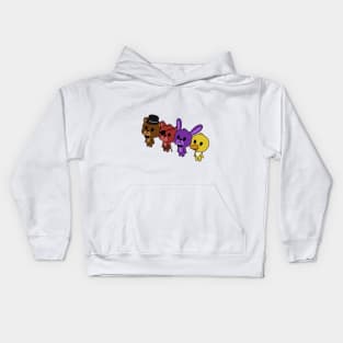 kawaii freddy and friends chibis Kids Hoodie